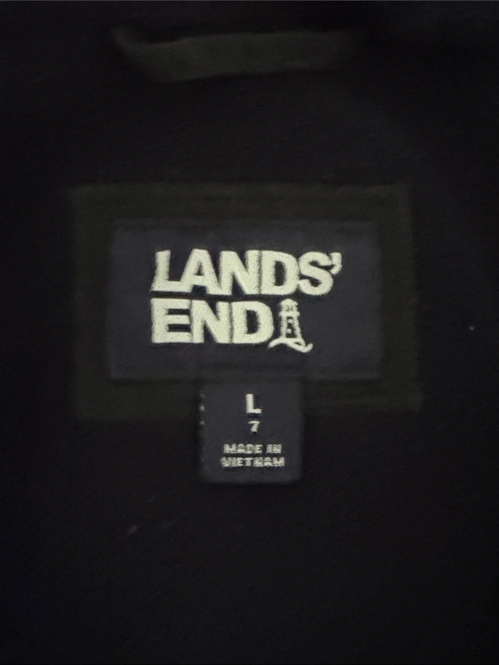 Lands' End Kids Hooded Jacket in Black